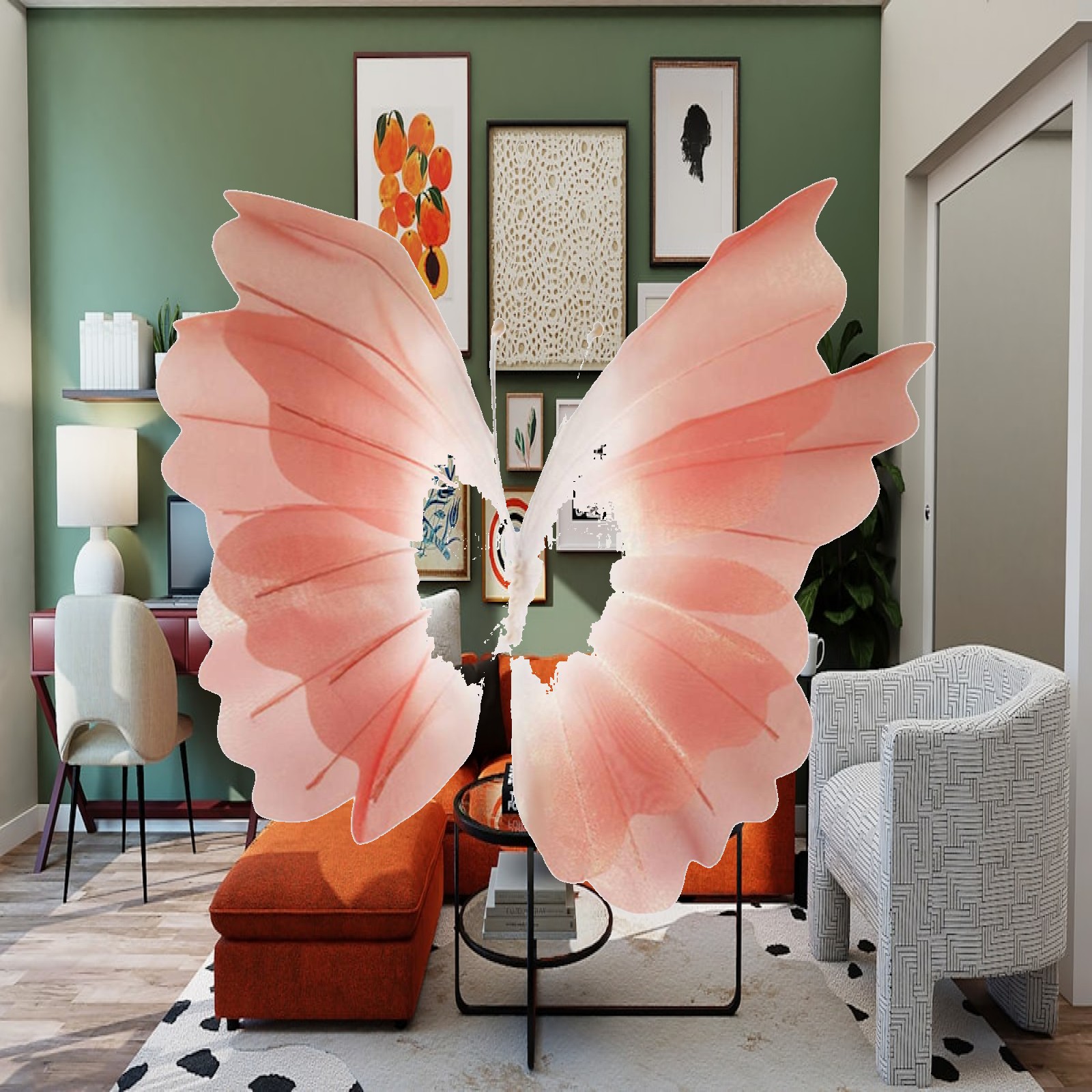 Wedding Supply Shops - Yarn Artificial Butterfly Decoration Giant Gauze