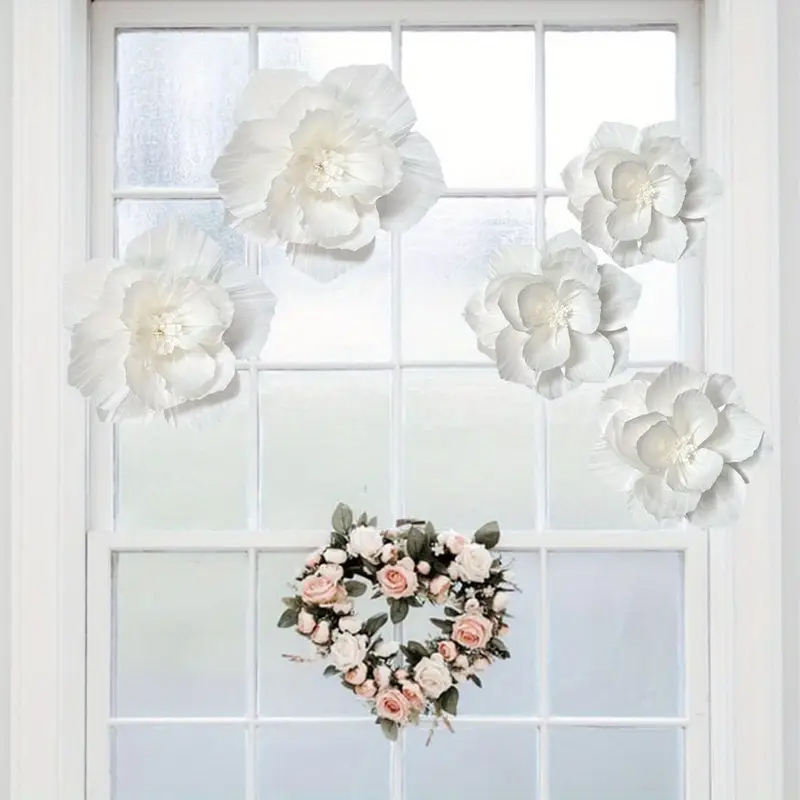 5 Packs of White Paper Flowers - Wedding Power Supply review and price