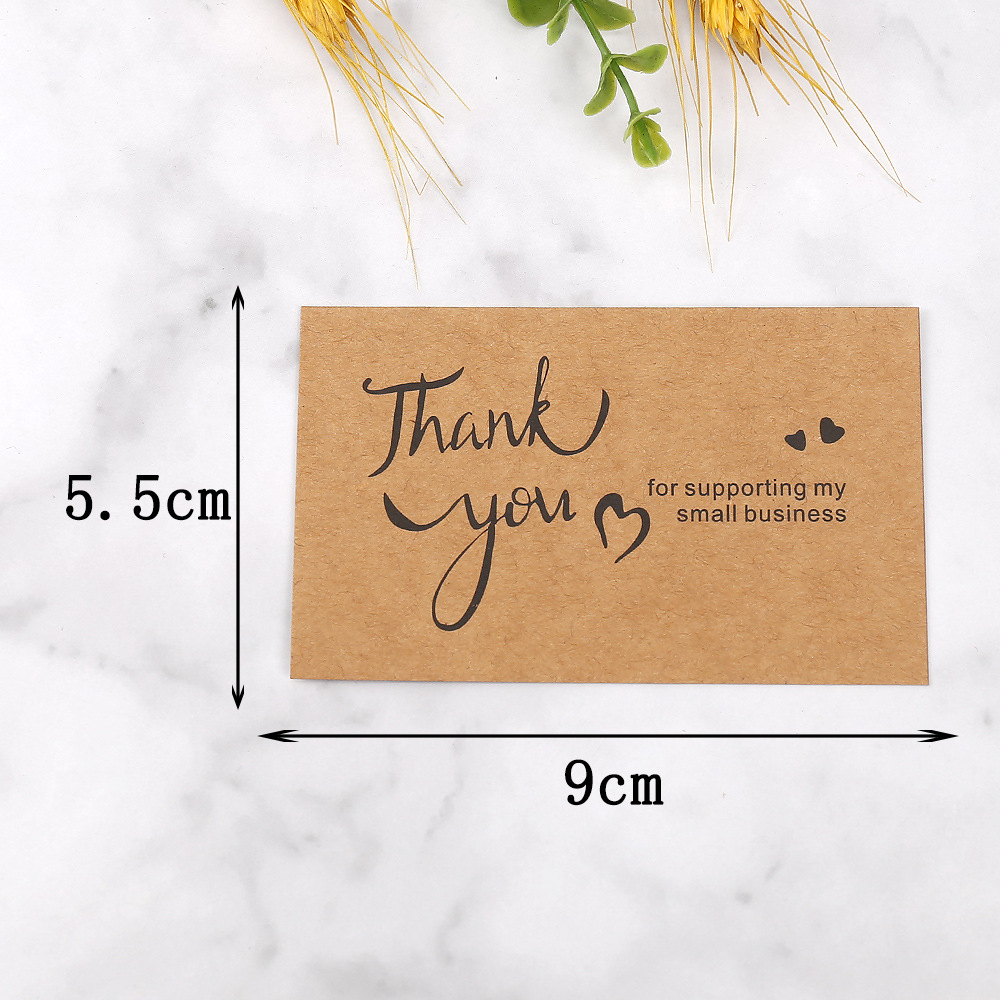 50pcs Thank You Cards Kraft Pa - Wedding/Event Supply Store review and price