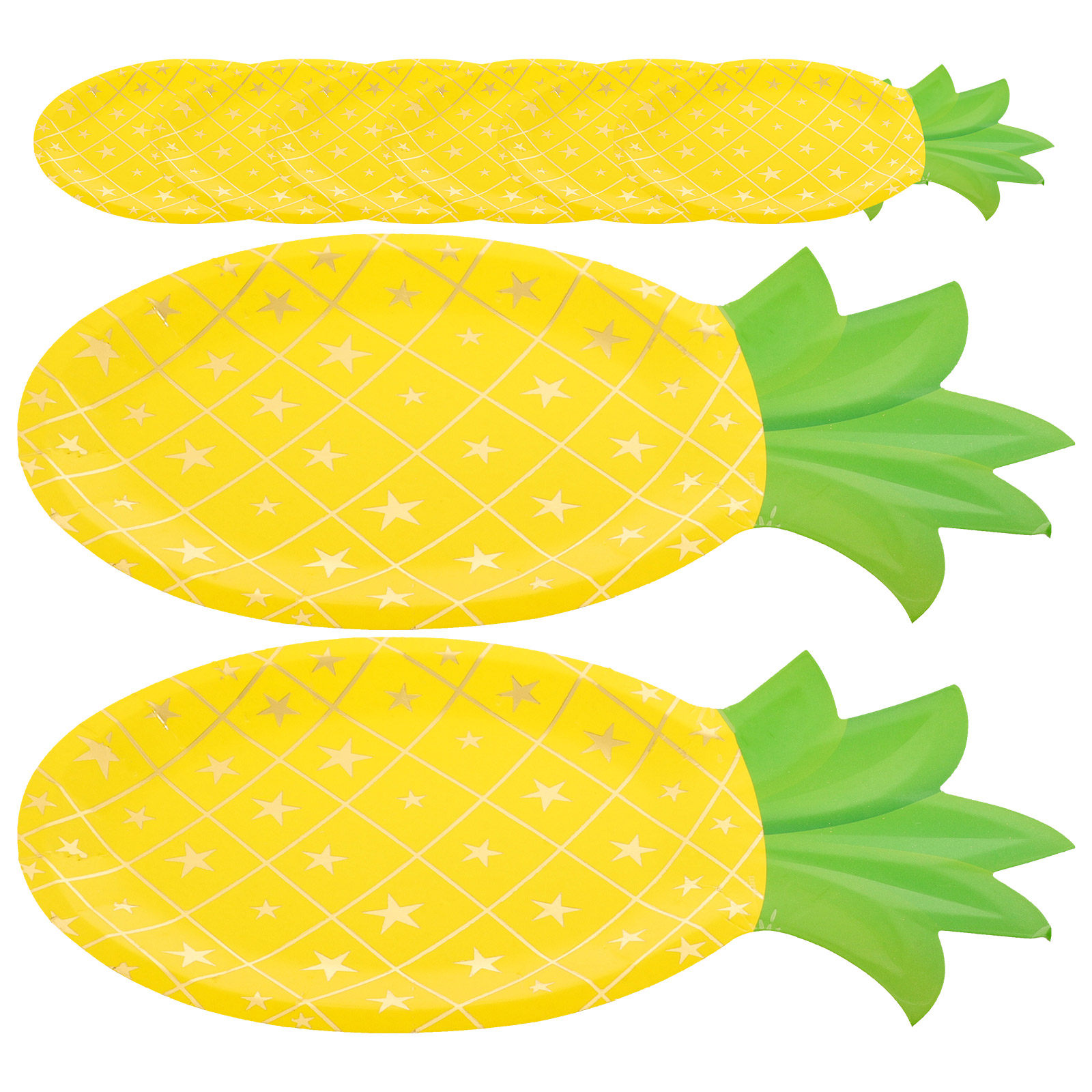 8Pcs Pineapple Paper Plates Di - Wedding Supply Bulk review and price