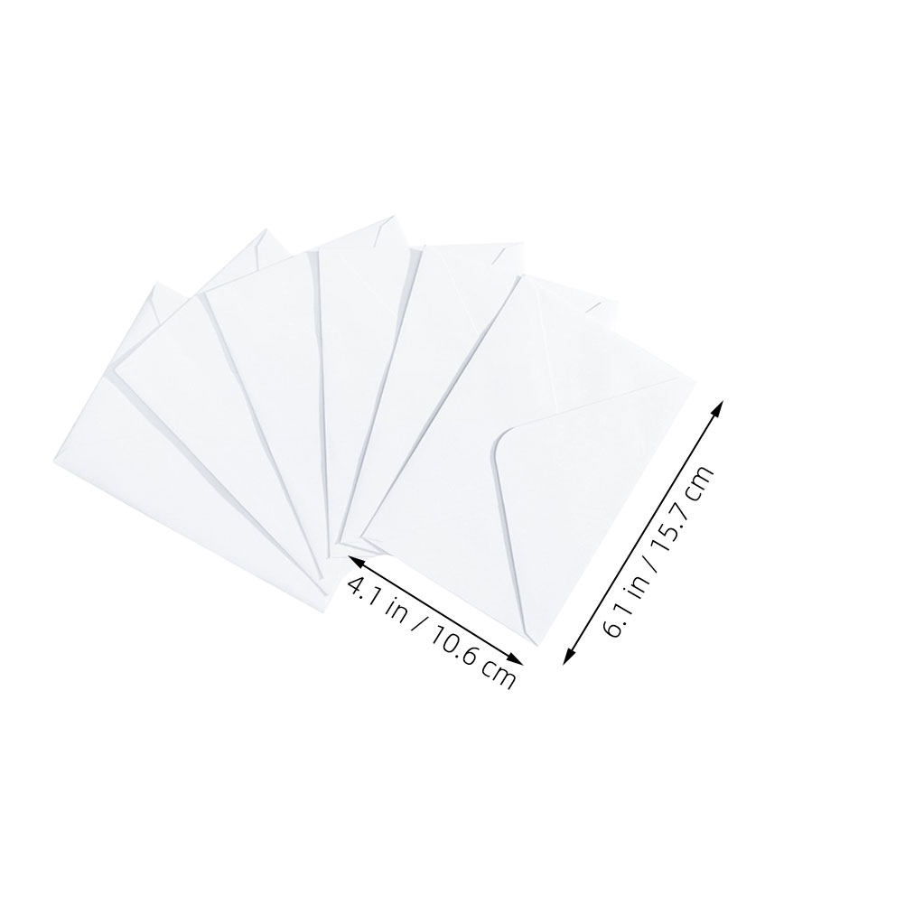50pcs White Envelopes B6 Size  - Wedding Envelopes review and price