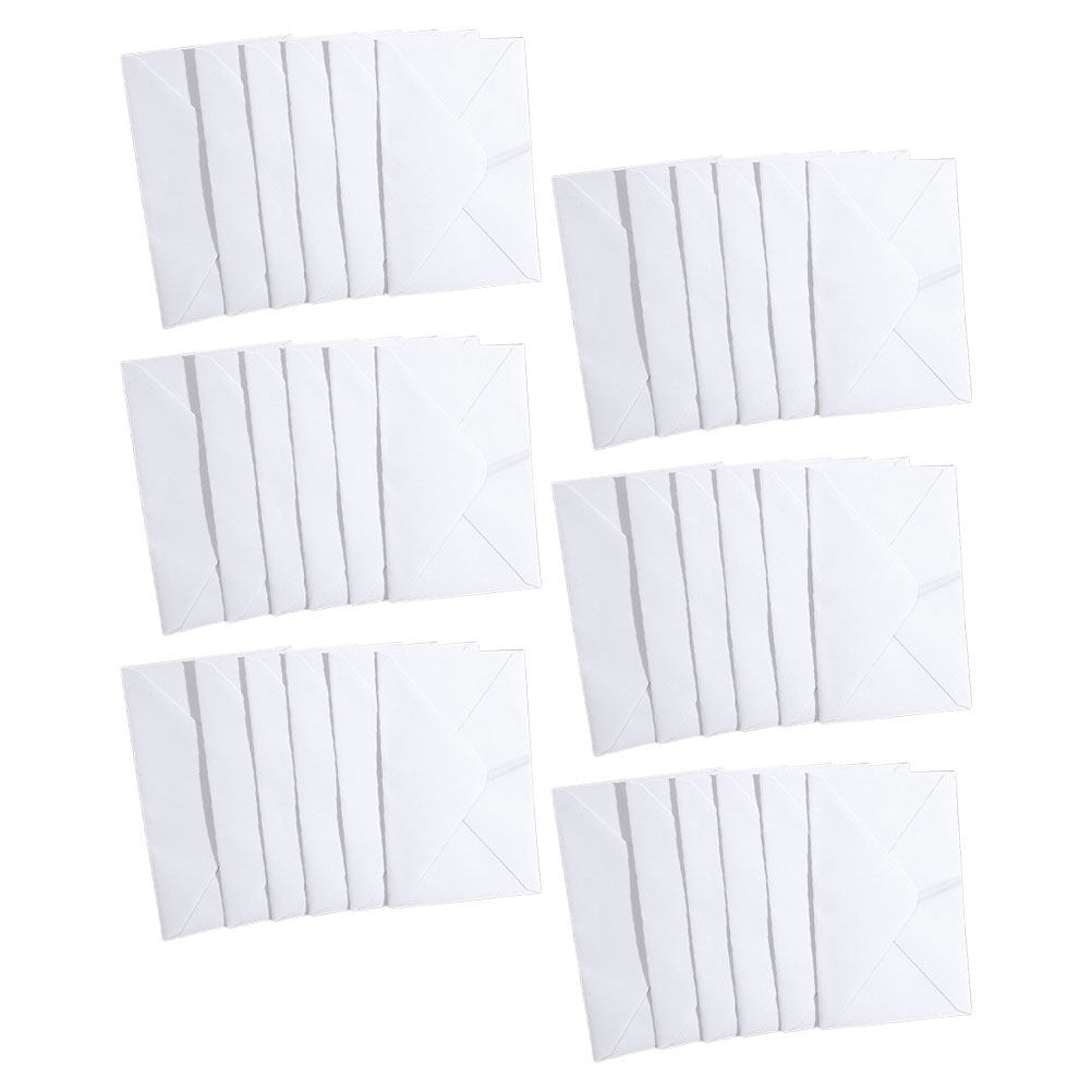50Pcs White Envelopes Thick Pa - Wedding Envelopes review and price